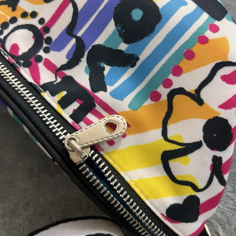 Brighton Graffiti Love Floral Crossbody Belt Bag Fanny Pack Catherine Hong Multi